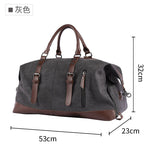 Load image into Gallery viewer, Canvas Leather Bag
