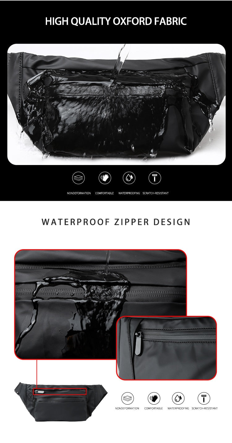 Waterproof Man Waist Bag