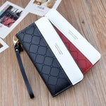 Load image into Gallery viewer, Geometric Luxury Brand Leather Wallet
