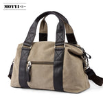 Load image into Gallery viewer, Casual Canvas Leather Travel Bag
