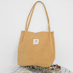 Load image into Gallery viewer, High Capacity Women Corduroy Tote

