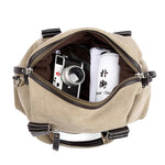 Load image into Gallery viewer, Casual Canvas Leather Travel Bag
