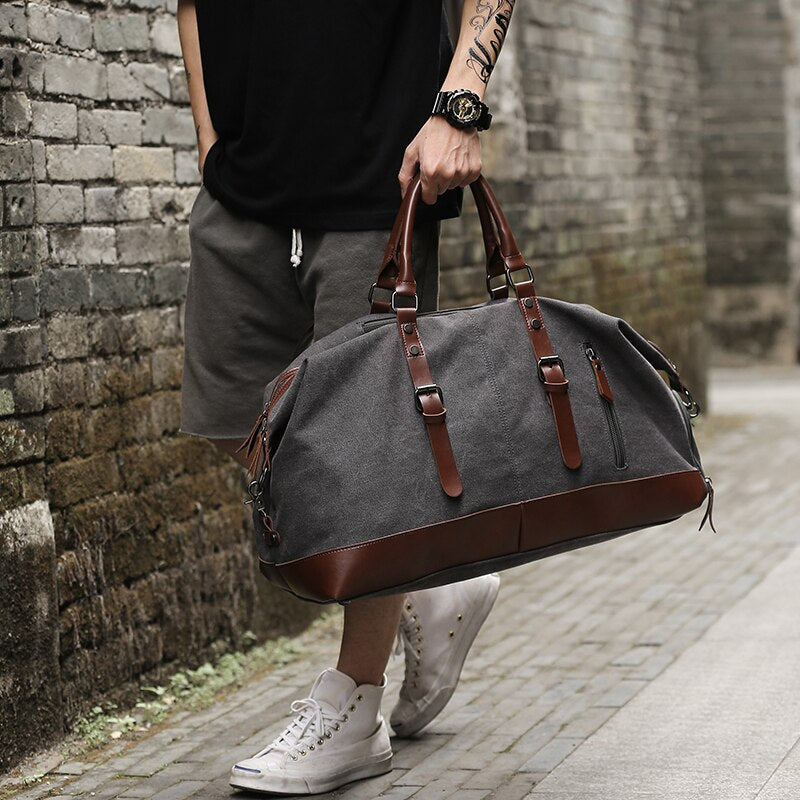 Canvas Leather Bag