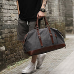 Load image into Gallery viewer, Canvas Leather Bag
