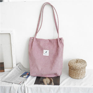 High Capacity Women Corduroy Tote