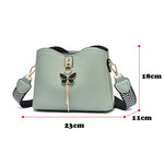 Load image into Gallery viewer, White Handbag New Designer Butterfly Tassel
