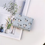 Load image into Gallery viewer, Cow Pu Leather Cartoon Anime Wallet
