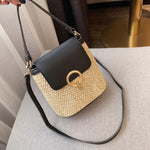 Load image into Gallery viewer, Fashion Straw Shoulder Messenger Bag
