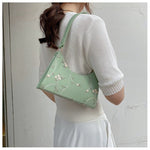 Load image into Gallery viewer, Summer Lace Floral Stitching Shoulder Bag
