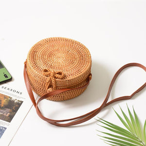 Square Round Mulit Style Straw Bag