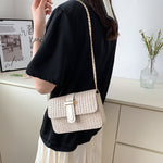 Load image into Gallery viewer, Fashion Woven Straw Shoulder Bag
