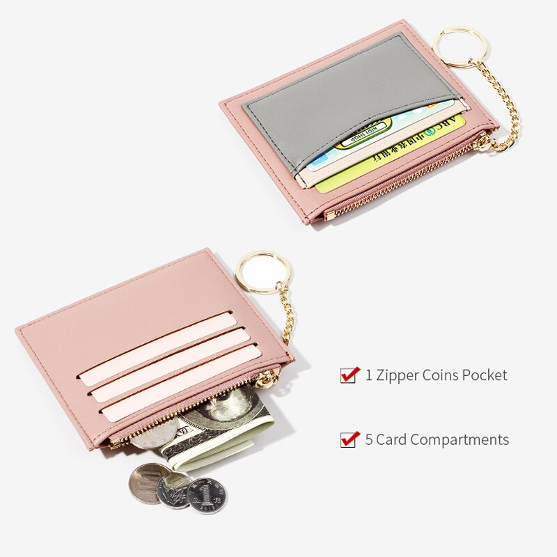 Small Fashion Credit ID Card Holder Wallet