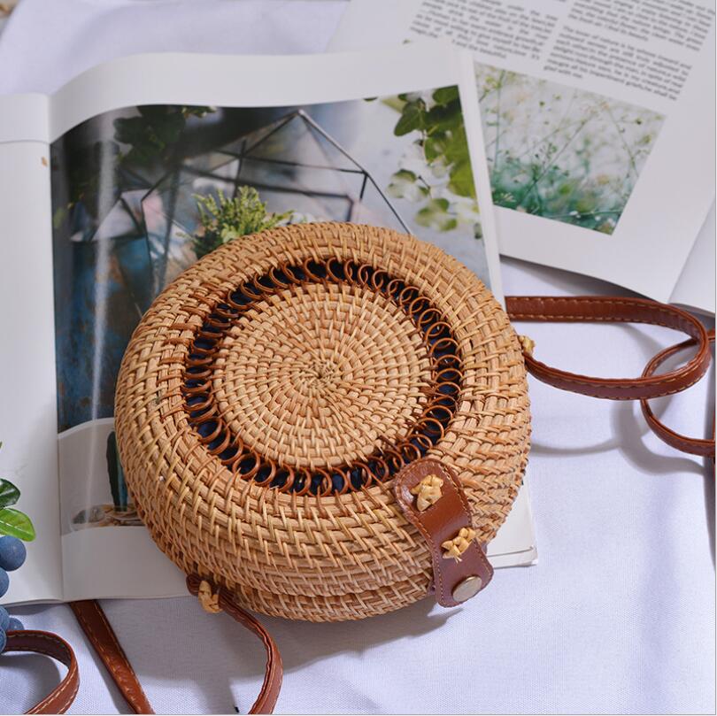 Square Round Mulit Style Straw Bag