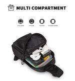 Load image into Gallery viewer, Lightweight Black Crossbody Bag
