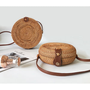 Square Round Mulit Style Straw Bag