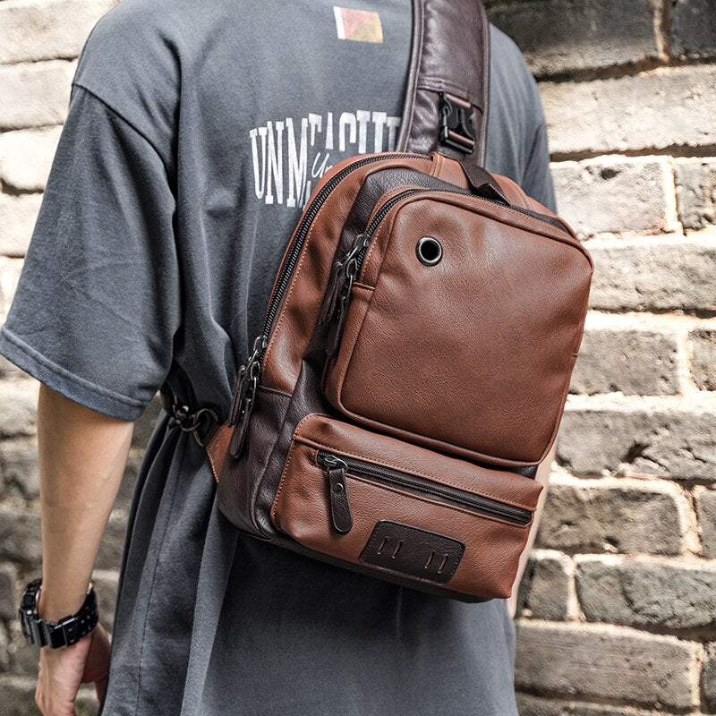 Men Shoulder Chest Bag