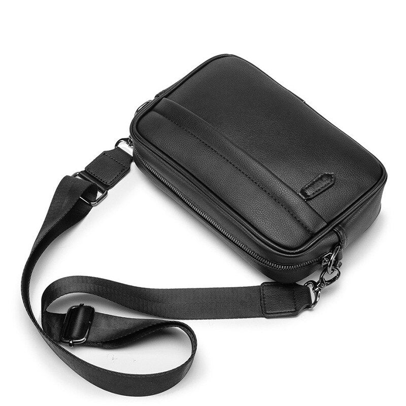 Casual Solid Male Crossbody Messenger Bag