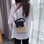 Load image into Gallery viewer, Fashion Straw Shoulder Messenger Bag
