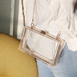 Load image into Gallery viewer, New Acrylic Transparent Crossbody Bag
