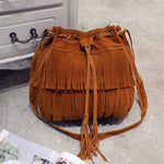 Load image into Gallery viewer, Fashion Retro Faux Suede Crossbody Bag

