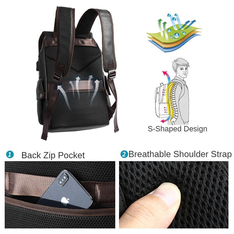 Waterproof 15.6 Inch Business Backpack