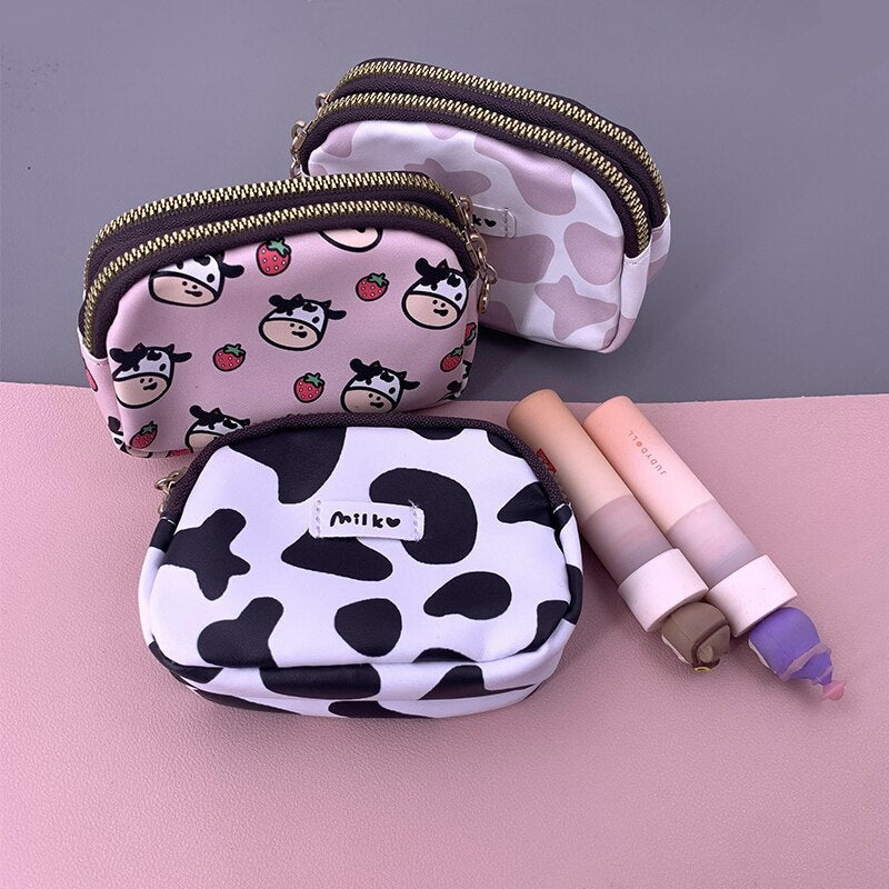 Cow Pu Leather Cartoon Anime Wallet