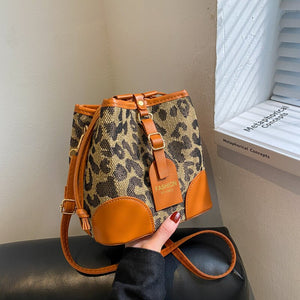 Leopard Small PU Leather Crossbody Bag